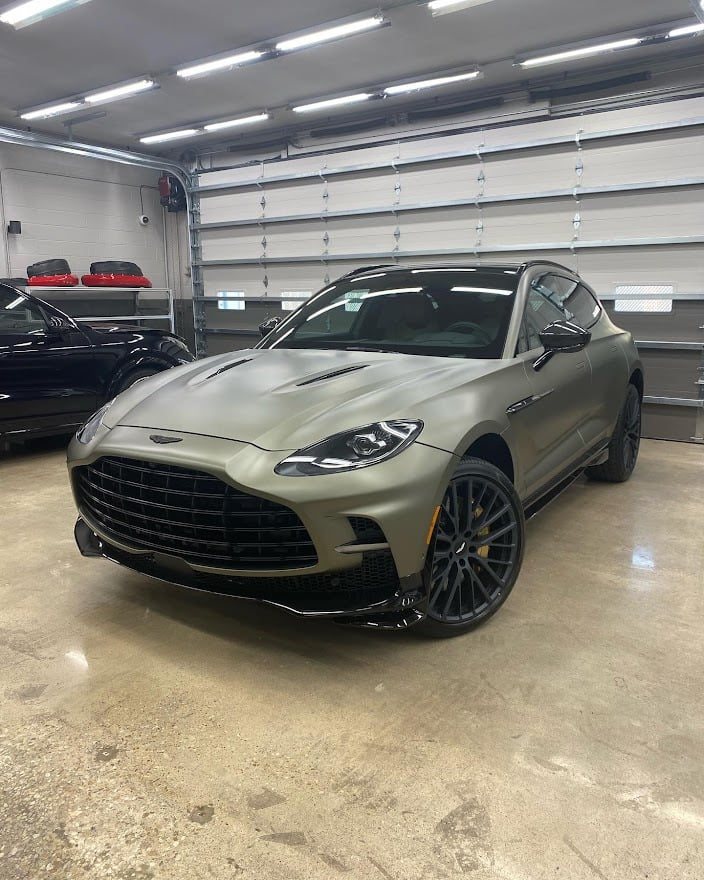 Aston Martin DBX in the bay